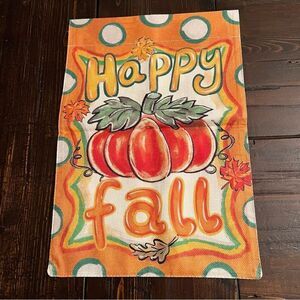 Happy Fall Flag/Wall Hanging (New)